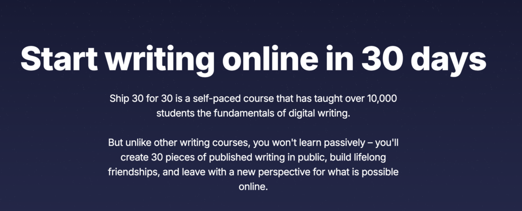 Ship 30 for 30 Review